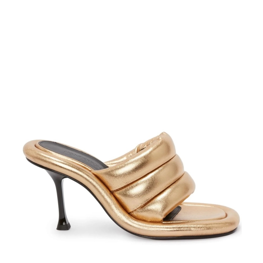 JW ANDERSON Gold Heeled Mules